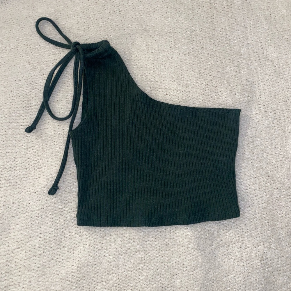 Aerie One Shoulder Crop Top